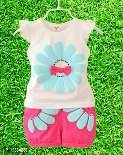 Classic Printed Clothing Sets for Kids Girls-thumb0