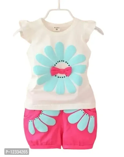 Classic Printed Clothing Sets for Kids Girls-thumb0