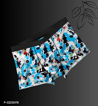 Stylish Nylon Printed Underwear Trunks for Men - Pack of 4-thumb2