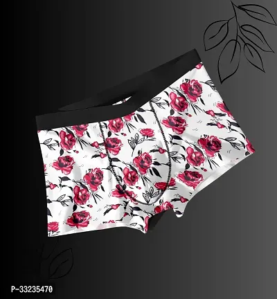 Stylish Nylon Printed Underwear Trunks for Men - Pack of 4-thumb3