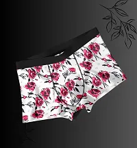 Stylish Nylon Printed Underwear Trunks for Men - Pack of 4-thumb2