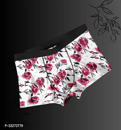 Stylish Nylon Printed Underwear Trunks for Men - Pack of 4-thumb3