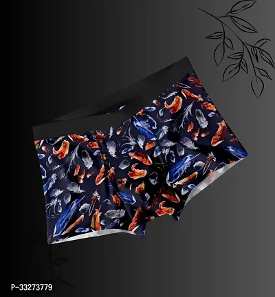 Stylish Nylon Printed Underwear Trunks for Men - Pack of 4-thumb2