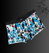 Stylish Nylon Printed Underwear Trunks for Men - Pack of 4-thumb3