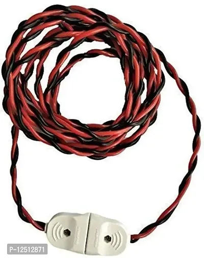 ALUCIFIC 2 Pin PVC Male to Female Expandable AC Electric Wire Extension with Flexible Copper Cable (Load Capacity Upto 500WATT)-thumb2