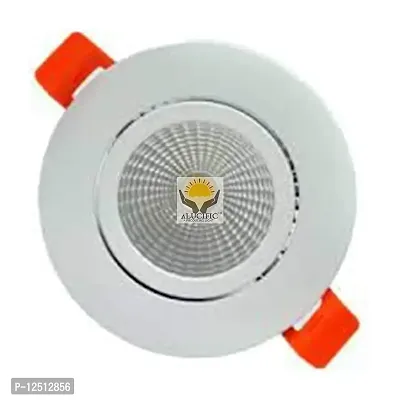 ALUCIFIC 6 Watt COB Focus Down Round Ceiling LED Light (Warm White .Pack of 01)-thumb5