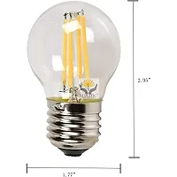 ALUCIFIC 4W G45 E26/E27 Dimmable Edison Style Antique LED Filament Light Bulb Fixtures Lamp (400LM 2700k Warm White, Pack of 1)-thumb2