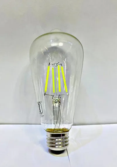 ALUCIFIC 4W LED Filament Bulb, E26/27 Medium Base Lamp Screw Type Bulb for Restaurant,Home,Reading Room,Office. (Color Available Warm White,Pink,Blue,Green)