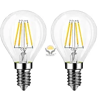 ALUCIFIC LED 4Watt G45 Glass E14 Base Light Bulb (Warm White) (Pack of 1)-thumb1