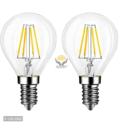 ALUCIFIC LED 4Watt G45 Glass E14 Base Light Bulb (Warm White) (Pack of 1)-thumb2