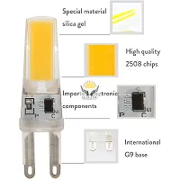 ALUCIFIC G9 LED COB Bulb 4W, 450LM 3000K, 220-240V G9 Ceramic Base Non-dimmable Light Bulb for Ceiling Light, Under Cabinet (Warm White) -Pack of 2-thumb2