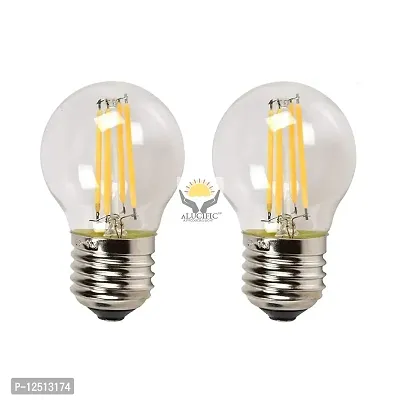 ALUCIFIC 4W G45 E26/E27 Dimmable Edison Style Antique LED Filament Light Bulb Fixtures Lamp (400LM 2700k Warm White, Pack of 1)-thumb5