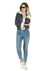 NONU Women's Swet Jacket Grey Color,Size-m Size.-thumb1