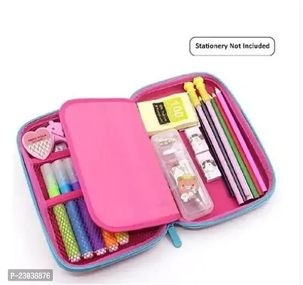 Mindfit Unicorn Hardtop EVA Pencil Pouch Case with Compartments Stationery Box for Kids (Large Capacity, Multicolour)-thumb2