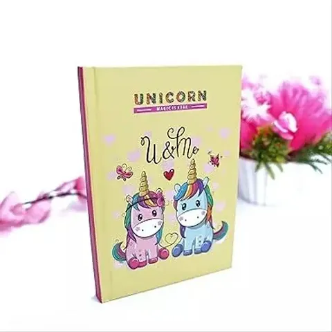 A6 Unicorn Diary for Girls Birthday Return Gift | Ruled Diary for Girls | Unicon theme Party Return Gift For Girls (1pc as per availbilty)