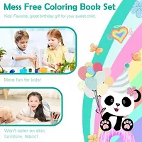 Coloring Book for Kids with 30 Drawing Sheet, 8 Pencil Color,10 Scratch Sheet Art and Craft Drawing Color Book Set for 3+ Years Kids, Party Favor Return Gift for Kids (Panda) Color as per Availability-thumb2