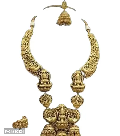 Stylish Golden Alloy  Jewellery Set For Women-thumb0