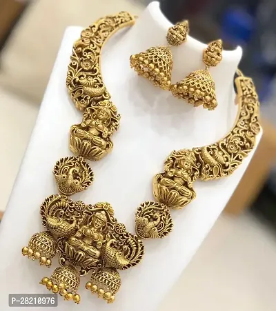 Stylish Golden Alloy  Jewellery Set For Women-thumb0