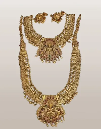 Stylish Brass Jewellery Set For Women