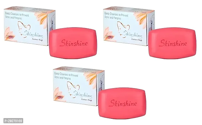 SkinShine Soap For Men and Women 75G PC OF 3