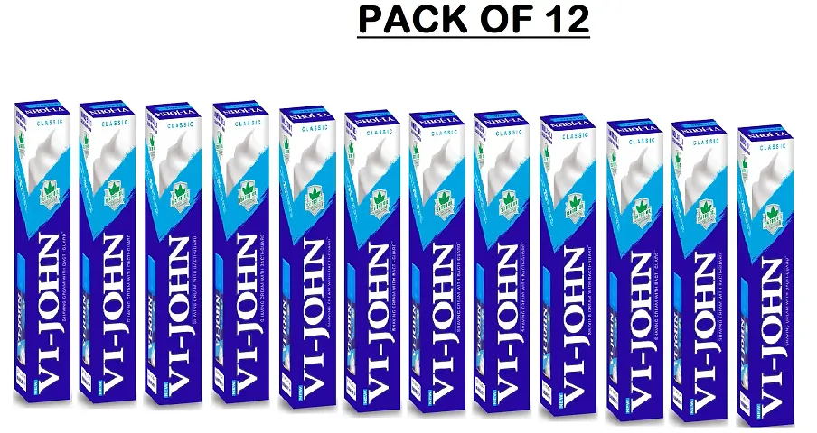 VI-John Shaving Cream Classic (125g) PC OF 12