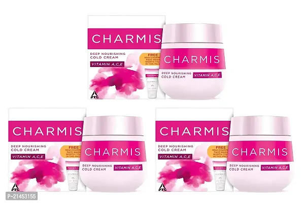Charmis Cold Cream: Your Daily Dose of Hydration and Care100ml+ free face wash PC OF 3