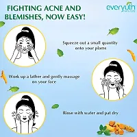 Everyuth Naturals Anti Acne, Anti Marks Tulsi Turmeric Face Wash 50g PC OF 2-thumb3