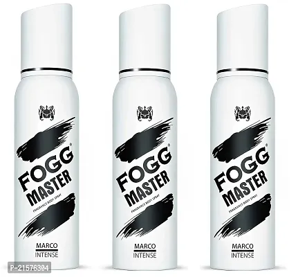 Fogg Master Fragrance Body Spray Stay Fresh and Confident with Fogg Master Deo Spray 3times;120ml (PC OF 3)