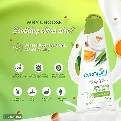 Everyuth Naturals Body Lotion Soothings Citrus Aloe: Your Ultimate Dry Skin Solution (100ml)-thumb3