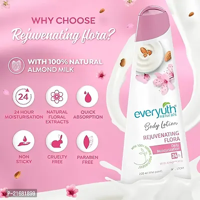 Everyuth Naturals Rejuvenating Flora Body Lotion :Unlock Softness with Everyuth Rejuvenating Flora Body Milk (PC OF 2)-thumb2