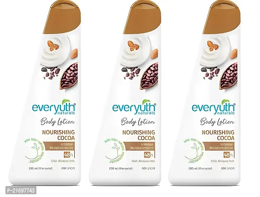 Everyuth Naturals Body Lotion Nourishing Cocoa: A Treat for Women's Skin (100times;3) (PC OF 3)-thumb0