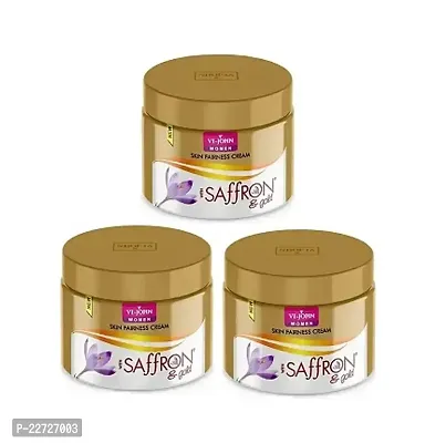 VI-JOHN saffron  gold Skin Fairness cream :Achieve Fairness with VI JOHN Saffron Gold Fairness Cream . (PC of 3)-thumb0