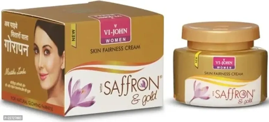 VI-JOHN saffron  gold Skin Fairness cream :Achieve Fairness with VI JOHN Saffron Gold Fairness Cream . (PC of 3)-thumb4