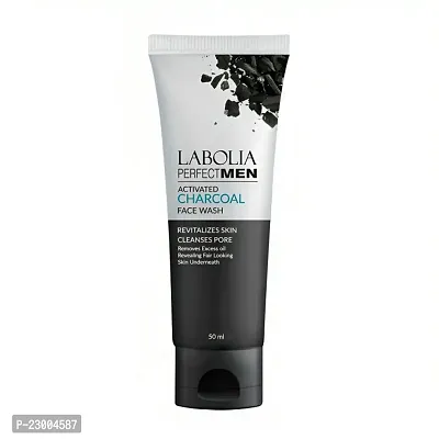 Labolia Activated Charcoal Face Wash: Best Face Wash for Oily Skin: Labolia Activated Charcoal Face Wash(50G)-thumb0