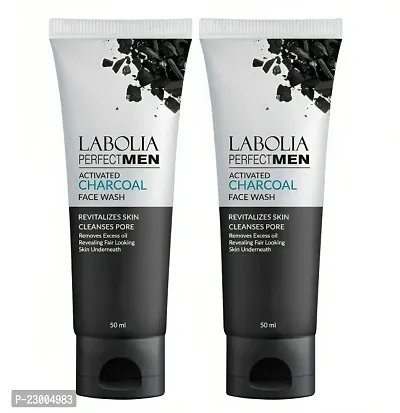 Labolia Charcoal Face Wash: Unveil Your Natural Beauty Charcoal Face Wash: Glowing Skin Awaits with this Face Wash 50G (PC OF 2)