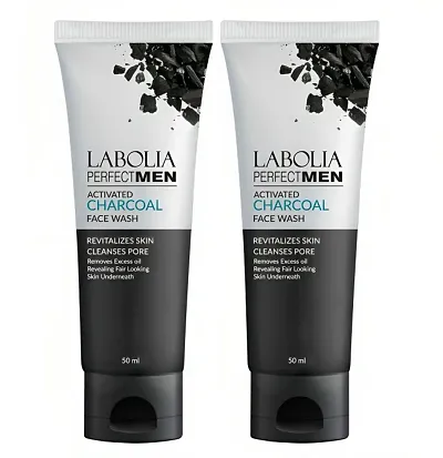 Labolia Charcoal Face Wash: Unveil Your Natural Beauty Charcoal Face Wash: Glowing Skin Awaits with this Face Wash 50G (PC OF 2)