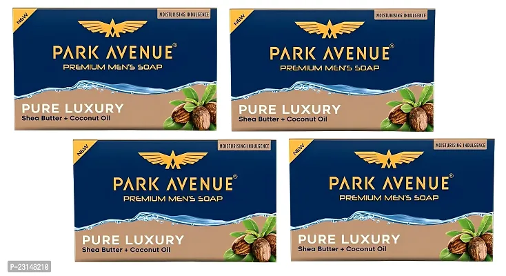 Park Avenue Premium Menrsquo;S Soap, Shea Butter+ Coconut Oil, 125G Achieve Smooth, Healthy Skin with Park Avenue's Best Men's Soap (PC OF 4)-thumb0