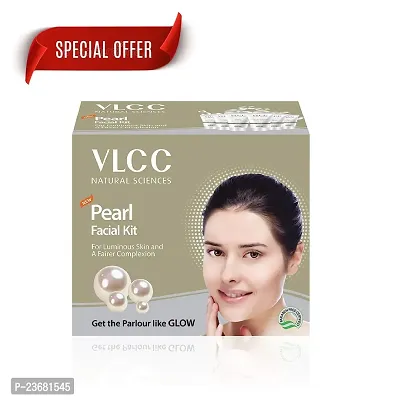 VLCC Natural Sciences Pearl Facial Kit, 60g Unlock Instant Glow with VLCC Pearl Facial Kit - A Beauty Essential-thumb0