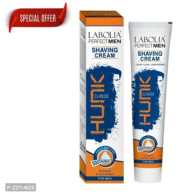 Labolia Hunk Classic Shaving Cream - 120 gm :The Ultimate Choice for a Smooth Shave -Labolia Perfect Men Shaving Cream-thumb0