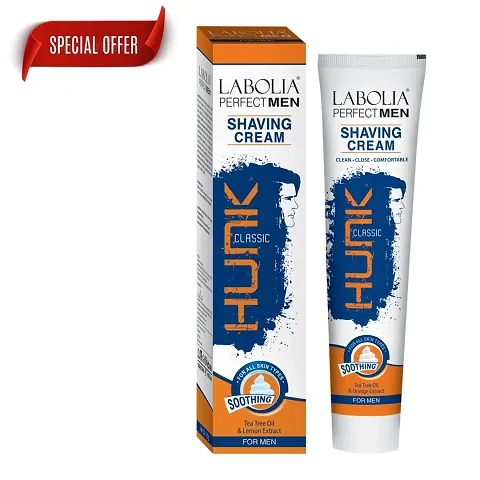 Labolia Hunk Classic Shaving Cream - 120 gm :The Ultimate Choice for a Smooth Shave -Labolia Perfect Men Shaving Cream