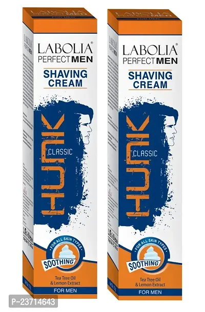 Labolia Hunk Classic Shaving Cream - 120 gm :Best Saving Cream for Men: Labolia Perfect Men and Hunk Classic (PC OF 2)-thumb0