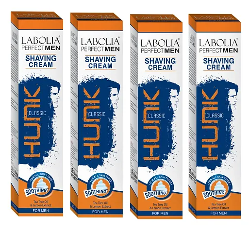 Labolia Perfect Men Shaving Cream : Discover the Power of Natural Shaving Cream  with Labolia saving cream 120G (PC OF 4)