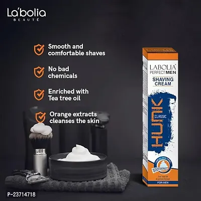 Labolia Perfect Men Shaving Cream : Discover the Power of Natural Shaving Cream  with Labolia saving cream 120G (PC OF 4)-thumb5