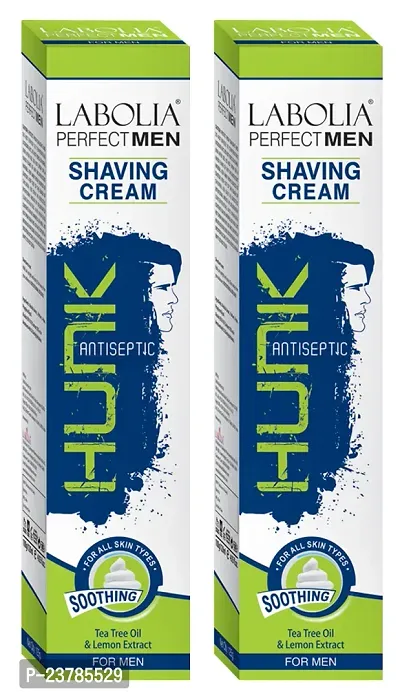 Labolia Hunk Antiseptic Shaving Cream - 120 gm Discover the Best Antiseptic Shaving Cream for Men by Labolia (PC OF 2)-thumb0