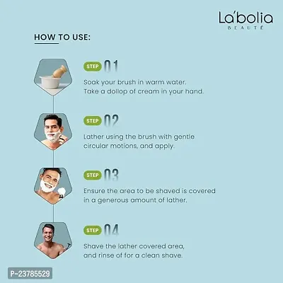 Labolia Hunk Antiseptic Shaving Cream - 120 gm Discover the Best Antiseptic Shaving Cream for Men by Labolia (PC OF 2)-thumb3