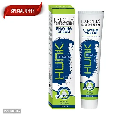 Labolia Hunk Antiseptic Shaving Cream - 120 gm  Labolia's Organic Men's Shaving Cream: A Natural Choice (PC OF 3)-thumb2