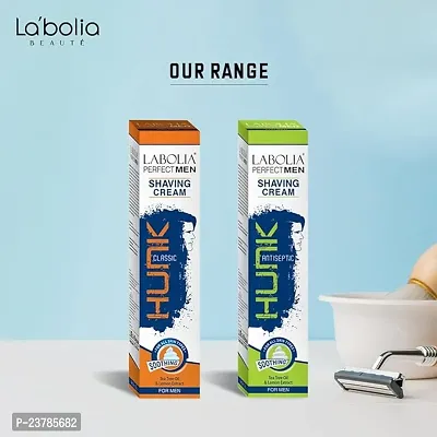Labolia Hunk Antiseptic Shaving Cream - 120 gm  Labolia's Organic Men's Shaving Cream: A Natural Choice (PC OF 3)-thumb4