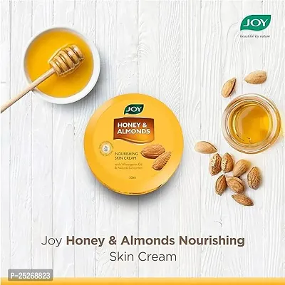 Joy Honey  Almonds Deep Nourishing Moisturizer for Face, Hands  Body (200ml) |Skin Cream with Natural Sunscreen For Glowing Skin | Experience the Joy of Radiant Skin: Best Cold Cream by Joy (PO2)-thumb3