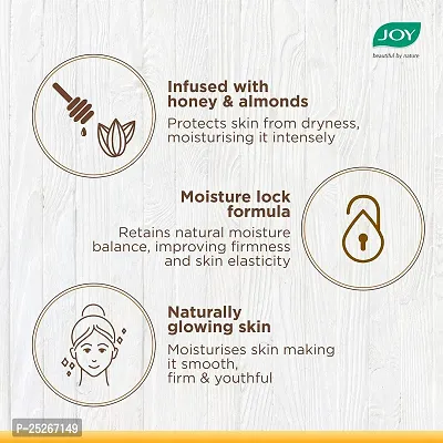 Joy Honey  Almonds Deep Nourishing Moisturizer for Face, Hands  Body (200ml) |Skin Cream with Natural Sunscreen For Glowing Skin | Protects for Dryness  Retains Natural Moisture Balance-thumb5