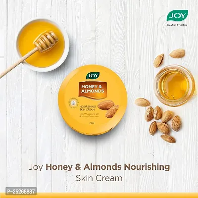 Joy Honey  Almonds Deep Nourishing Moisturizer for Face, Hands  Body (200ml) |Skin Cream with Natural Sunscreen For Glowing Skin | Nourish Your Beauty: Joy Skin Care Cream (PO3)-thumb3